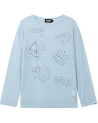 Mini Cream - Graphic-Print Long-Sleeve T-Shirt - Lyst