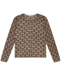 Maliparmi - Geometric-Print Wool Cardigan - Lyst