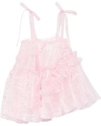 Cecilie Bahnsen - Robe Courte Cristina - Lyst