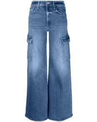 Mother - The Undercover Cargo Sneak Wide-leg Jeans - Lyst