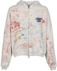 PALY - Joshua Tree Scribble-Print Zip-Up Hoodie - Lyst