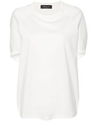 Fabiana Filippi - Batwing-sleeves Cotton T-shirt - Lyst