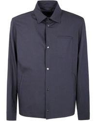 Herno - Button-Fastening Patch-Pocket Shirt Jacket - Lyst