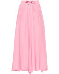 P.A.R.O.S.H. - Habotay Crepe Skirt - Lyst