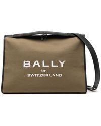 Bally - Bolso shopper con logo estampado - Lyst