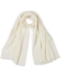 Peserico - Sequin Fringed Scarf - Lyst