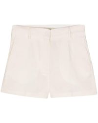 Barena - Dori Canne Linen Shorts - Lyst