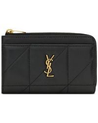 Saint Laurent - Jamie Zip Card Case - Lyst