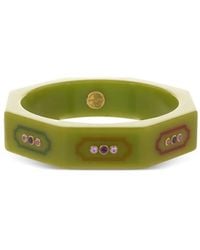 Mark Davis - 18K Sapphire Garnet Bangle - Lyst