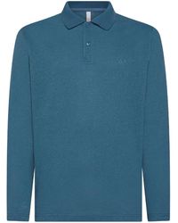 Sun 68 - Long-Sleeve Polo Shirt - Lyst