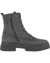 Gabor - Chunky-Sole Lace-Up Boots - Lyst