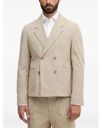 Lindbergh - Double-Breasted Pleated Suit - Lyst