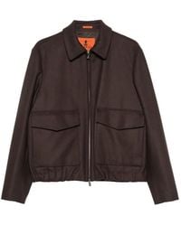 Barena - Chaqueta Bómber Magan Como Bolsillo Con Solapa - Lyst