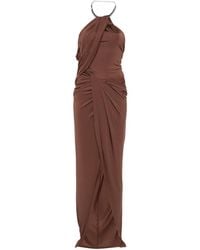 Amen - Twisted Halter-Neck Maxi Dress - Lyst