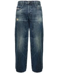 DIESEL - "2001 D-Macro" Wide Leg Jeans - Lyst