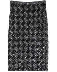 P.A.R.O.S.H. - Geometric-Pattern Sequin-Embellished Skirt - Lyst