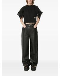Undercover - Top Met Pofmouwen En Doorzichtig Vlak - Lyst
