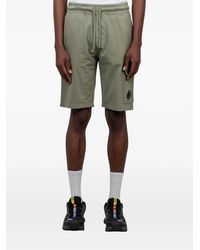 C.P. Company - Light Fleece Cargo Lens Sweatshorts - Lyst