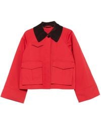Skall Studio - Gaby Corduroy-Collar Jacket - Lyst