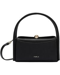 Furla - Mini Nicole Calf Leather Tote Bag - Lyst