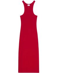 Courreges - Fitted Midi Dress - Lyst