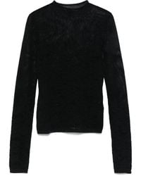Patrizia Pepe - レース クルーネックセーター - Lyst