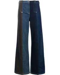 Moschino Jeans - High-waisted Wide-leg Jeans - Lyst