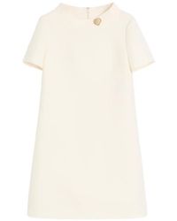 Valentino Garavani - Heart-Detail Mini Dress - Lyst