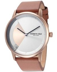 Kenneth Cole - Round Face 42Mm Watch - Lyst