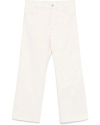 Jil Sander - Jean À Patch Logo - Lyst