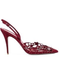 Rene Caovilla - 100Mm Eden Crystal-Embellished Pumps - Lyst