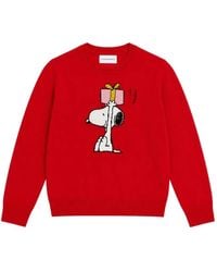 Chinti & Parker - Snoopy's Gift Sweater - Lyst