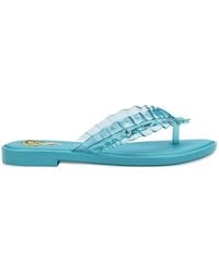 Melissa - X Ganni Ruffled Flip-Flops - Lyst