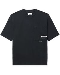 Izzue - T-shirt en coton à logo appliqué - Lyst