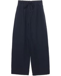 Studio Nicholson - Drawstring Linen-Blend Trousers - Lyst