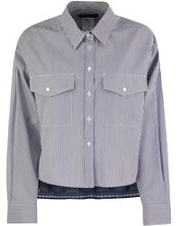 Weekend by Maxmara - Weekend Max Mara Doria Heavy Cotton Canvas Shirt - Lyst