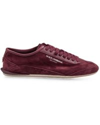 Dolce & Gabbana - Gimondi Plus Suede-Leather Sneakers - Lyst