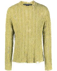 ANDERSSON BELL - Distressed-effect Ribbed-knit Jumper - Lyst