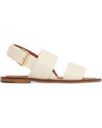Mansur Gavriel - Leather Flat Sandals - Lyst