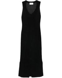 Brandon Maxwell - Lou Lou Knit Pearl Trim Dress - Lyst