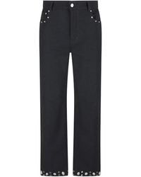 Valentino Garavani - Pocket-Detail Studded Trousers - Lyst