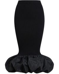 Patou - Faille Midi Skirt - Lyst
