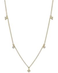 Anzie - Cléo Erika Diamond Necklace - Lyst