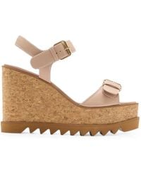 Stella McCartney - Sneak-Elyse Platform Sandals - Lyst