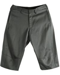 Omar Afridi - Panelled Wool Shorts - Lyst