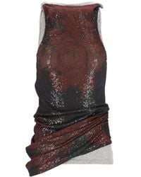 Maison Margiela - Printed Draped Top - Lyst