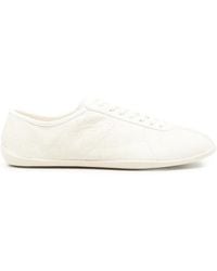 The Row - Clement Leather Sneakers - Lyst