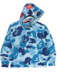 A Bathing Ape - Hoodie mit Camouflagemuster - Lyst