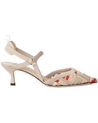 Fendi - Colibrì Ff-Motif Slingback Pumps - Lyst