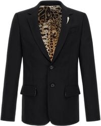 Roberto Cavalli - Single-Breasted Blazer - Lyst